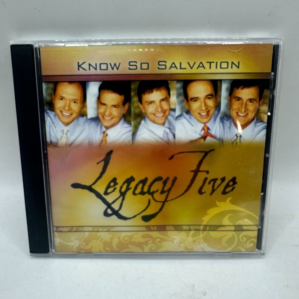 Legacy Five Know So Salvation Gospel Music CD Album